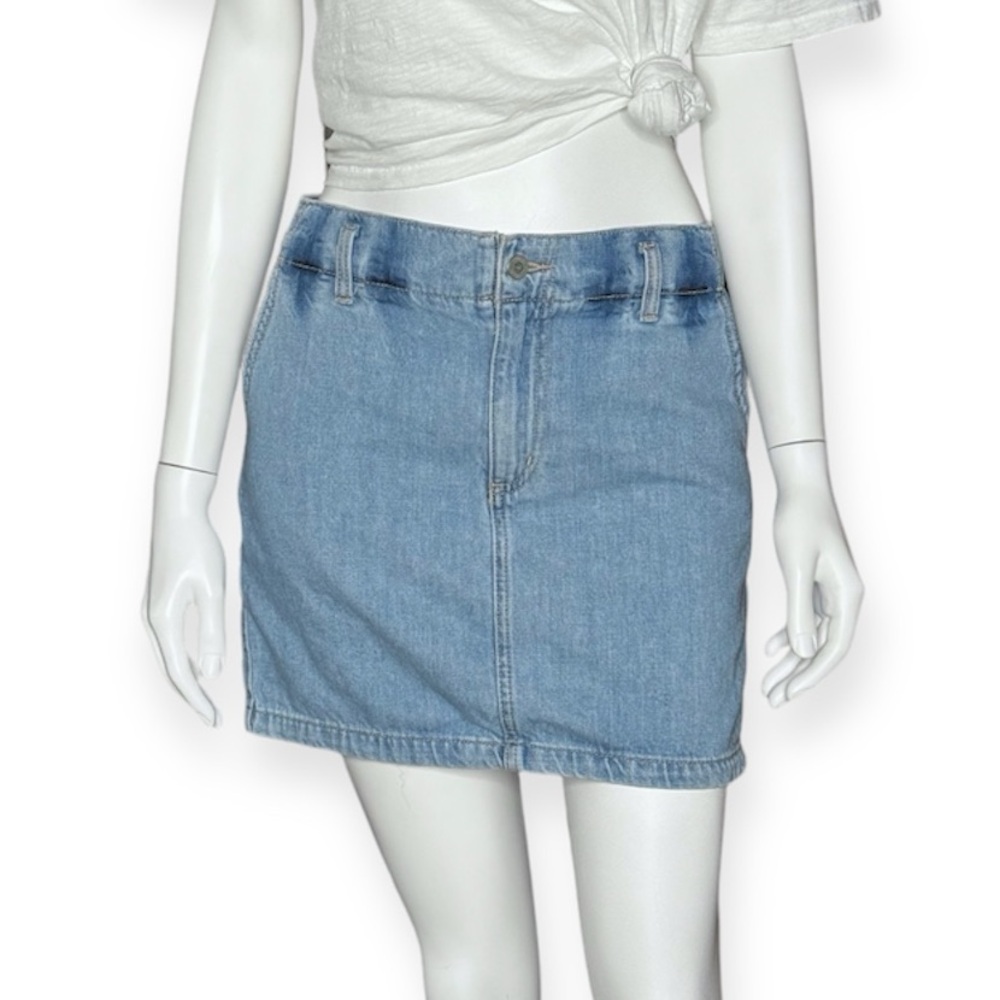Hollister Ultra High-waist Denim Skirt
